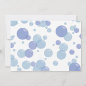 Invitation Bulle POP Anniversaire Parties scintillant photo b (Dos)