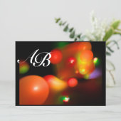 Invitation BULLE QUANTIQUE rouge noir rose (Debout devant)