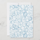 Invitation Bulles Bleues Anniversaire (Dos)