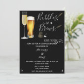 Invitation Bulles & Brews Couples Wedding shower (Debout devant)