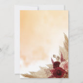 Invitation Bulles & Brews Couples Wedding shower Pampas (Dos)