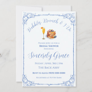 Invitation Bulles, Brunch & Je le veux