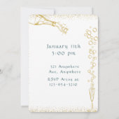 Invitation Bulles de Champagne (Dos)