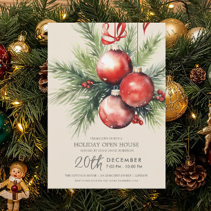 Invitation Bulles de Champagne peintes pour la Maison Ouverte