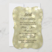 Invitation Bulles de Champagne pour les 50 ans de  (Devant)