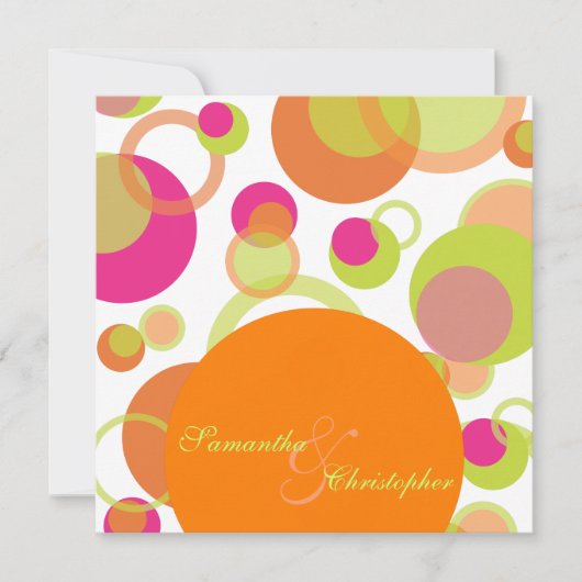 Invitation Bulles de morue/Invitations contemporaines (Devant)