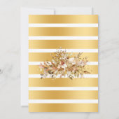 Invitation Bulles et brasseries Automne Fête des mariées café (Dos)