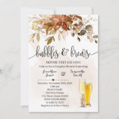 Invitation Bulles et brasses Automne Automne Wedding shower (Devant)