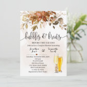 Invitation Bulles et brasses Automne Automne Wedding shower (Debout devant)