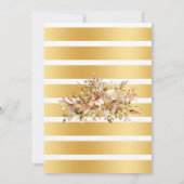 Invitation Bulles et brasses Automne Automne Wedding shower (Dos)