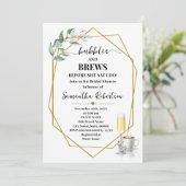 Invitation Bulles et brasses avant de faire Verdure Or (Debout devant)