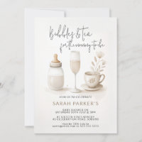Bulles et thé pour la maman pour être Baby shower