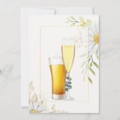 Invitation Bulles vertes et brasse Couples Douche (Dos)