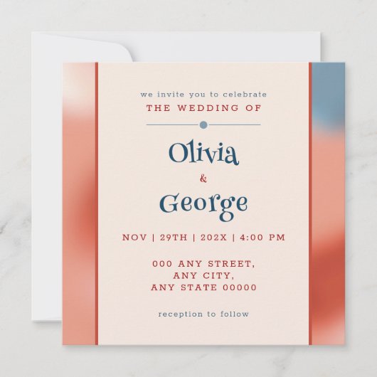 Invitation Bulles Whimsical de l'amour : Mariage de contes de (Devant)