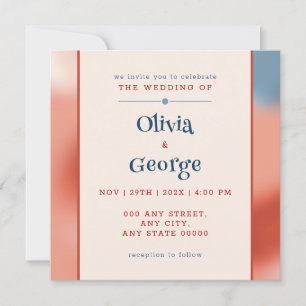 Invitation Bulles Whimsical de l'amour : Mariage de contes de