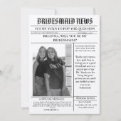 Invitation Bulletin de proposition Bridesmaid+Carte d'informa (Devant)
