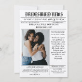Invitation Bulletin de proposition Bridesmaid+Carte d'informa (Devant)