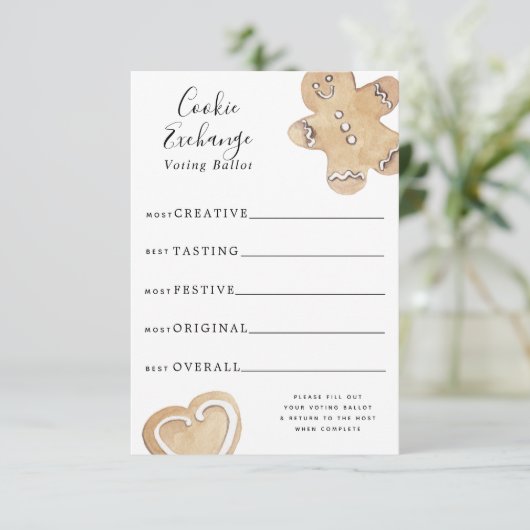 Invitation Bulletin de vote Exchange Cookie (Debout devant)