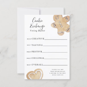 Invitation Bulletin de vote Exchange Cookie