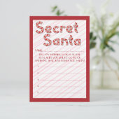 Invitation Bulletins de vote personnalisables Red sucre de ca (Debout devant)