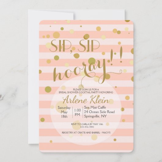 Invitation bulleuse (Devant)