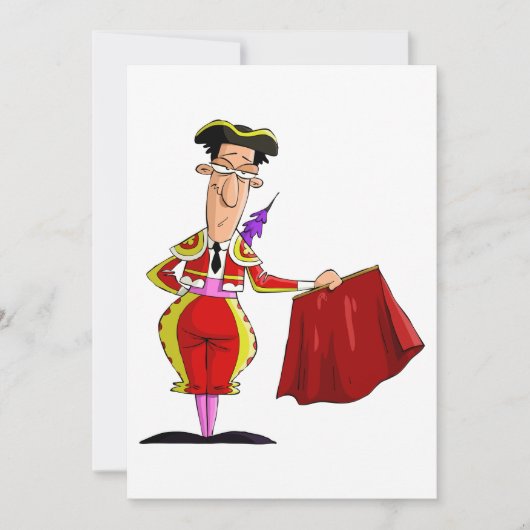 Invitation Bullfighter (Devant)