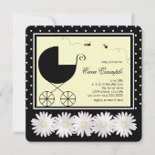 Invitation Bumble Bee Baby shower (Devant)