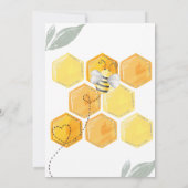 Invitation Bumble Bee Floral Fête des mariées (Dos)