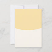 Invitation Bumble Bee Moderne Photo Anniversaire (Dos)