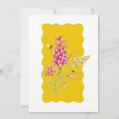 Invitation Bumble Bee Un doux miel arrive (Dos)