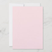 Invitation Bumble rose mignon Bee Valentine's Party (Dos)