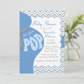 Invitation Bump du ventre, elle est sur le point de lancer un (Debout devant)