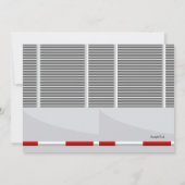 Invitation Bumper Cars fête d'anniversaire (Dos)