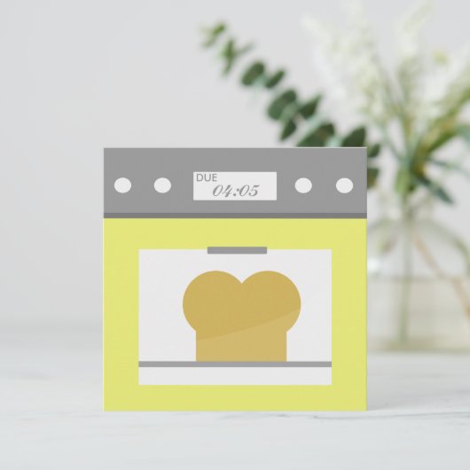 Invitation Bun au four (Debout devant)