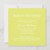 Invitation Bun au four (Dos)
