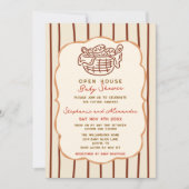 Invitation Bun Au Four, Viens Et Va Bébé Shower (Devant)