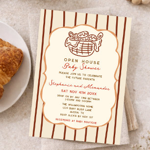Invitation Bun Au Four, Viens Et Va Bébé Shower