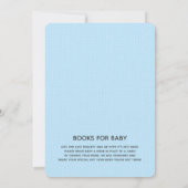 Invitation Bun Bleu Dans Le Baby shower Du Four (Dos)
