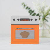 Invitation Bun Bun Recette Invitation(orange) (Debout devant)