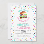 Invitation Bun dans le four BBQ Genre Reveal (Devant)