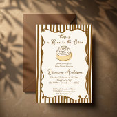 Invitation Bun in the oven baking baby shower