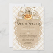 Invitation Bun in the Oven Neutral Bakery Baby Shower (Devant)