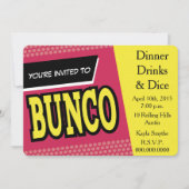 Invitation Bunco (Devant)