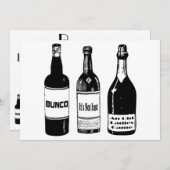 Invitation Bunco (Devant / Derrière)