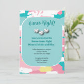 Invitation Bunco Game Party (Debout devant)