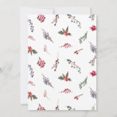 Invitation Bundof of Joy, Berries & Holly Twins Baby shower (Dos)