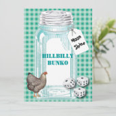 Invitation Bunko - Style champêtre ou Hillbilly (Debout devant)