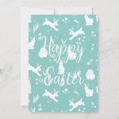 Invitation Bunnies Brousse de Pâques et chasse aux oeufs (Dos)