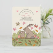Invitation Bunnies Brown (Debout devant)