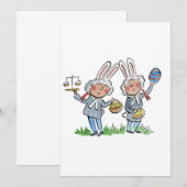 Invitation Bunnies juridiques (Devant / Derrière)
